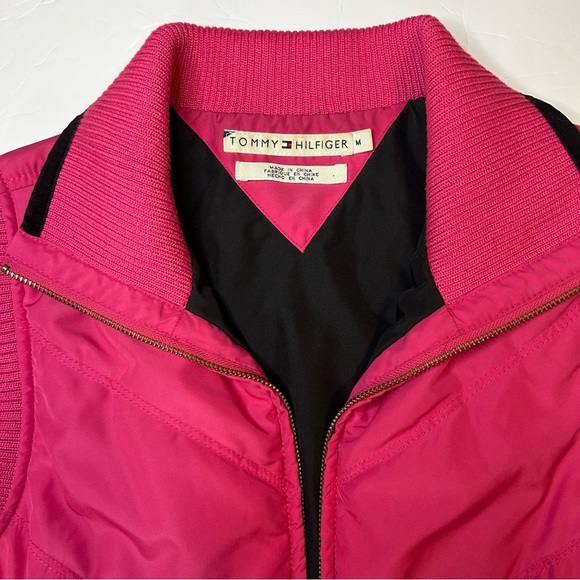 Tommy Hilfiger Pink Quilted Vest. Size Medium - Picture 5 of 7